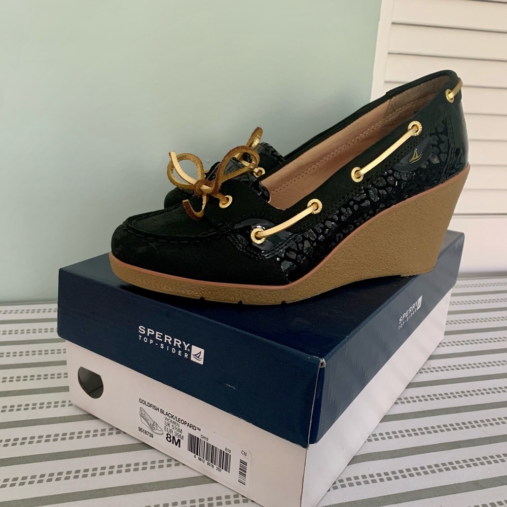 Sperry Women’s “Goldfish” Wedge Boat Shoe